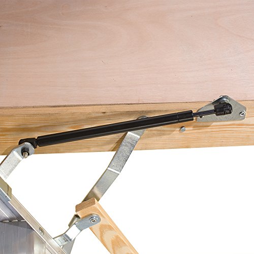Aluminum Attic Ladder, 375 Pound Load Capacity, 22-1/2 x 54" F477