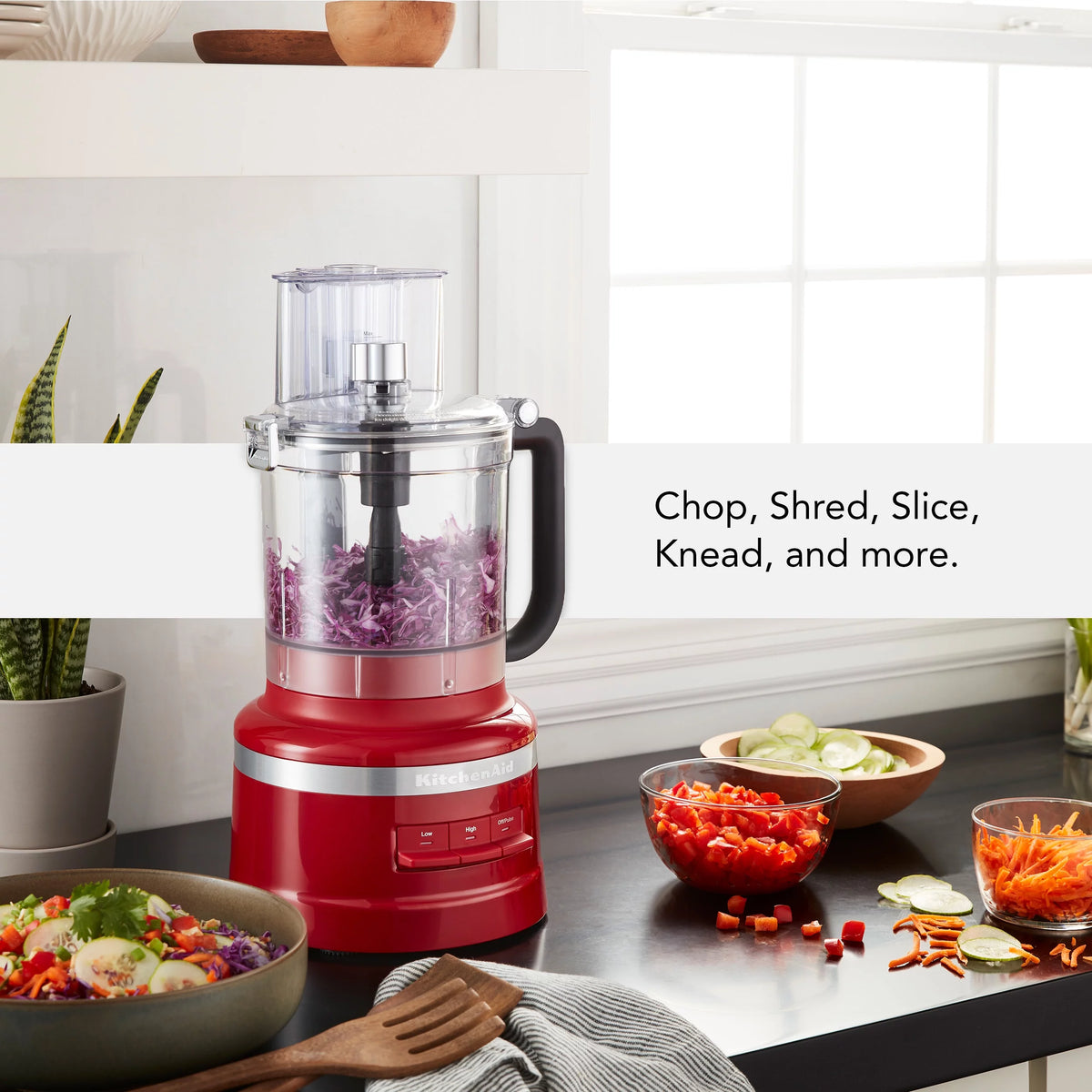 13-Cup Food Processor, Empire Red J417