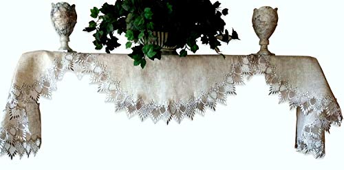 90 Inch Lace Mantel Shelf Scarf Runner K554658
