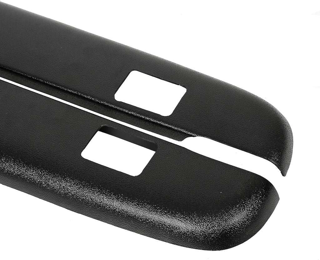 Black Smooth Finish Truck Bed Rail Caps Set of 2 A911696