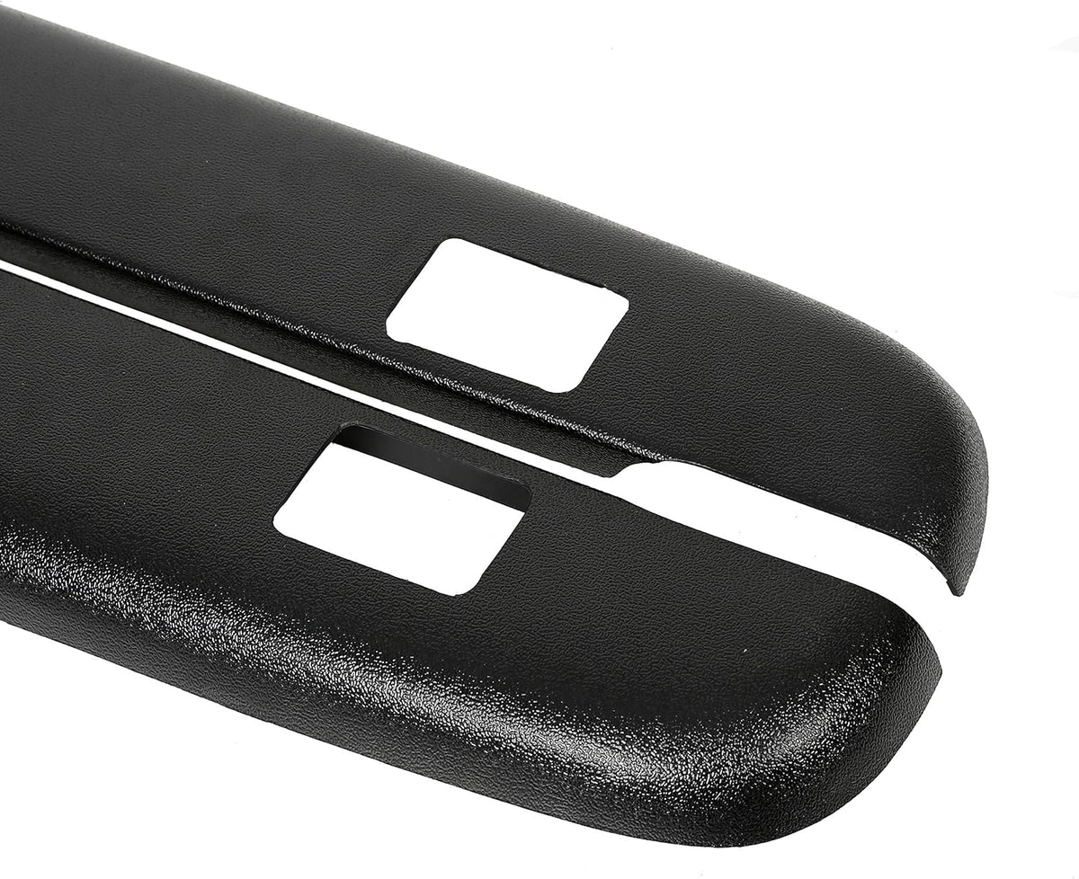 Black Smooth Finish Truck Bed Rail Caps Set of 2 A911696