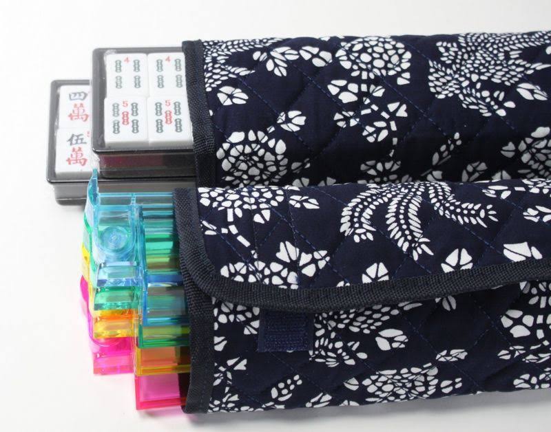 Blue Phoenix 166 Tiles American Mahjong Set with Soft Bag J78821