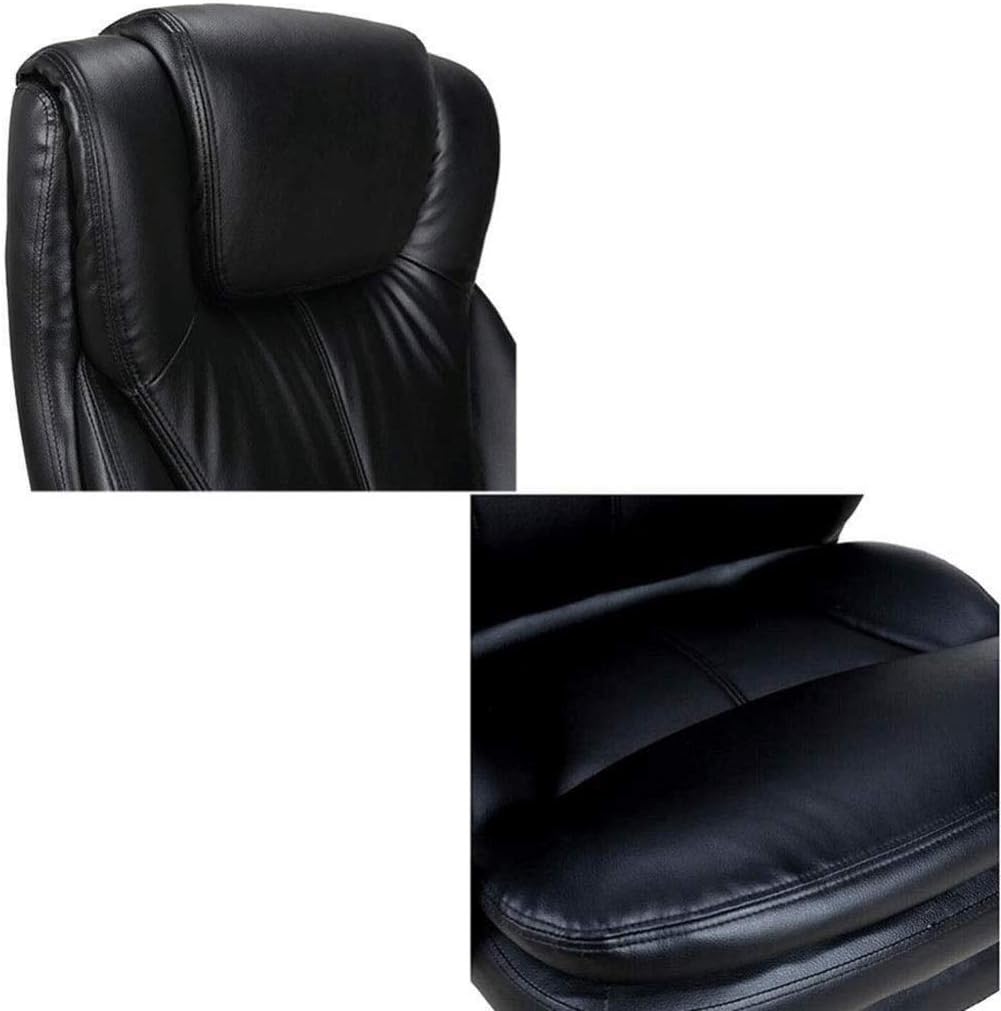 High Back Office Chair with Footrest and Thick Padding Reclining Computer Chair S684