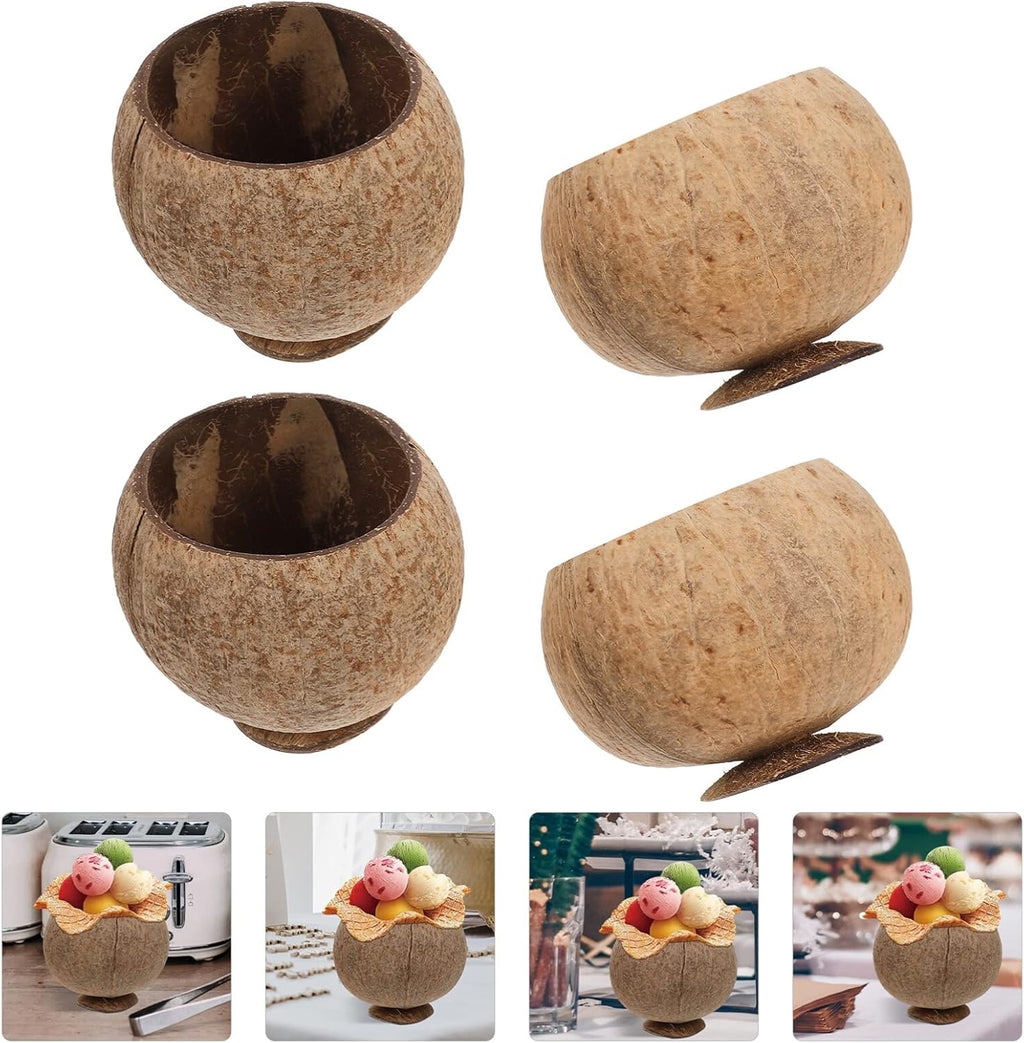 Natural Coconut Shell Cups O85025