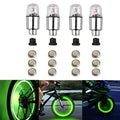 4Pcs Red LED Wheel Lights for Tyre Valve Stem N640136