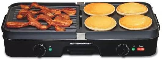 Black 3-in-1 Grill Griddle P33085