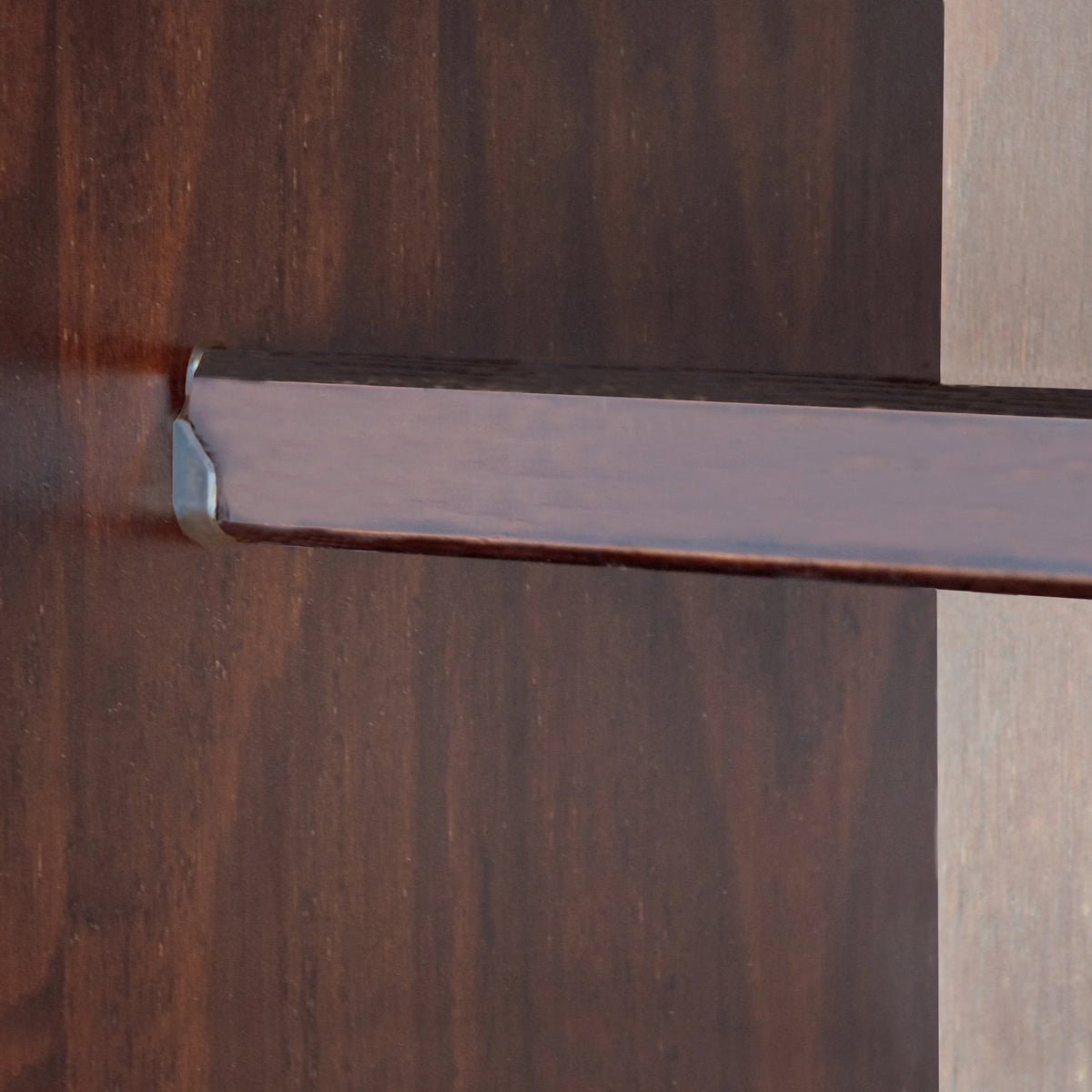 100% Solid Wood Wardrobe Armoire Mocha N9022
