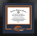 11 x 8.5 in. Black Frame Diploma J478