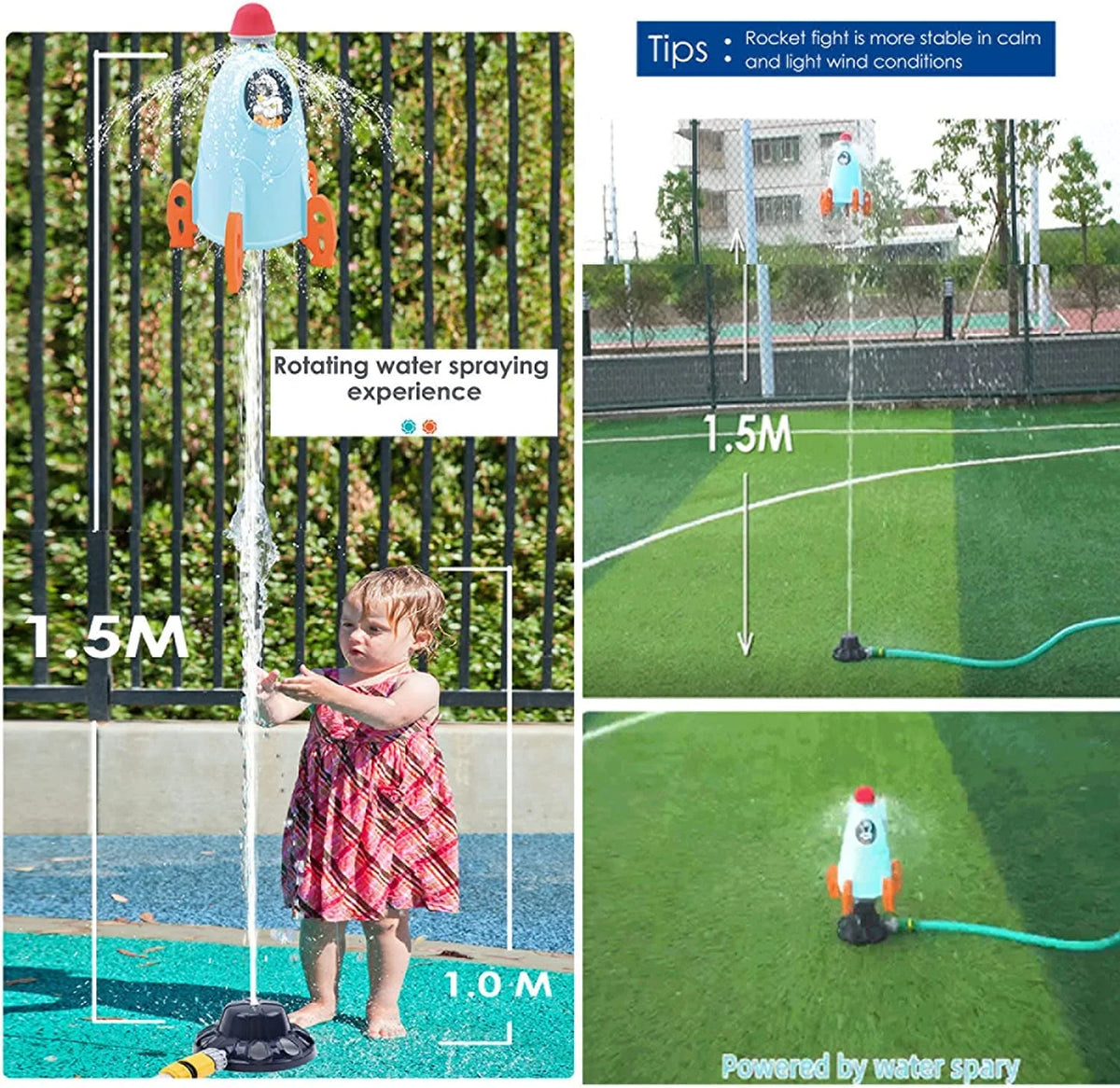 Water Rocket Sprinkler Toy N492