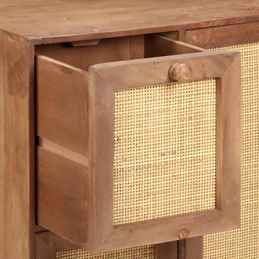 Solid Mango Wood Storage Cabinet D272162