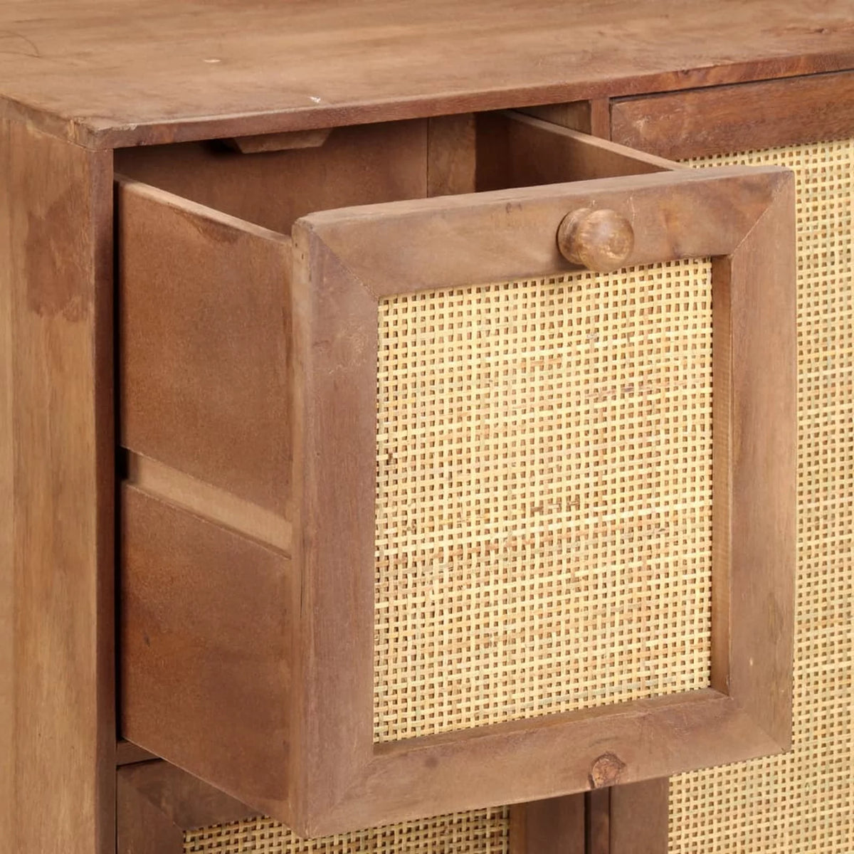 Solid Mango Wood Storage Cabinet D272162
