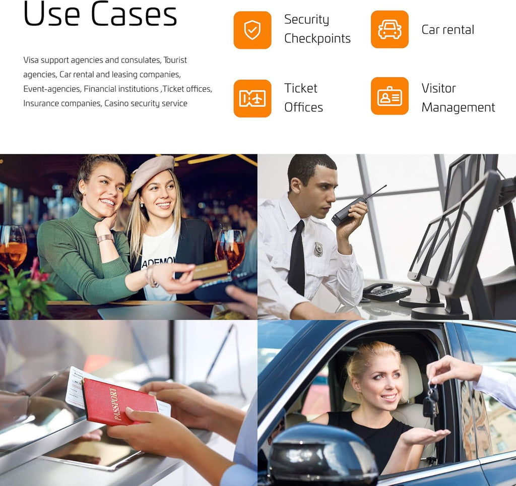 Passport and Driver's License Scanner with Global Software F672