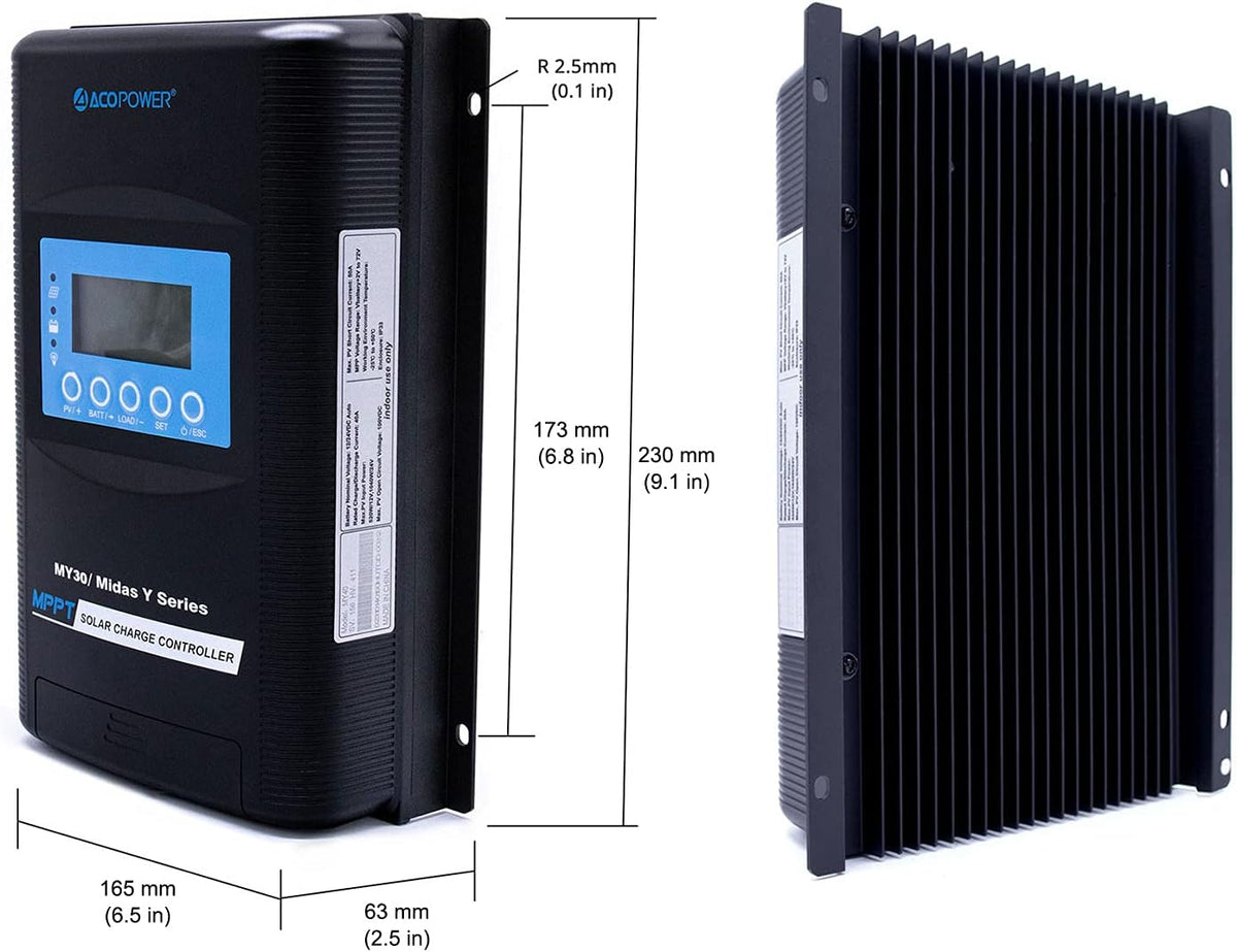 200W 12/24V Polycrystalline Off-Grid Solar Panel Kit with 30A MPPT Controller V58685