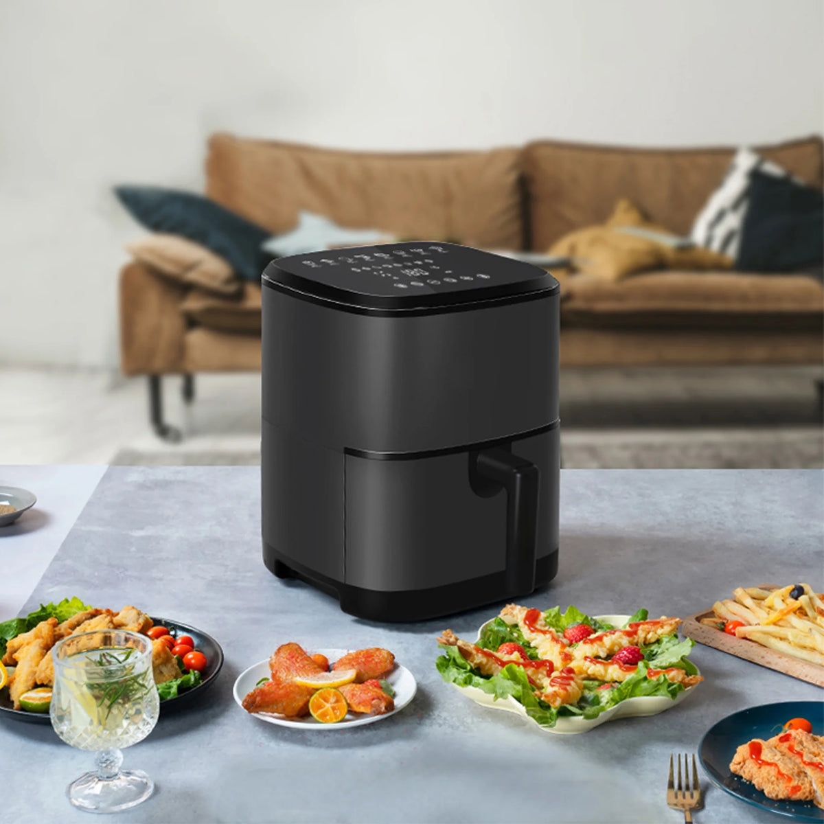 4 Qt Nonstick Dishwasher Safe Air Fryer Oven W6116