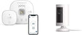 White Wireless Smart Garage Hub and Controller with Ring Indoor Cam HD Security Camera W198285