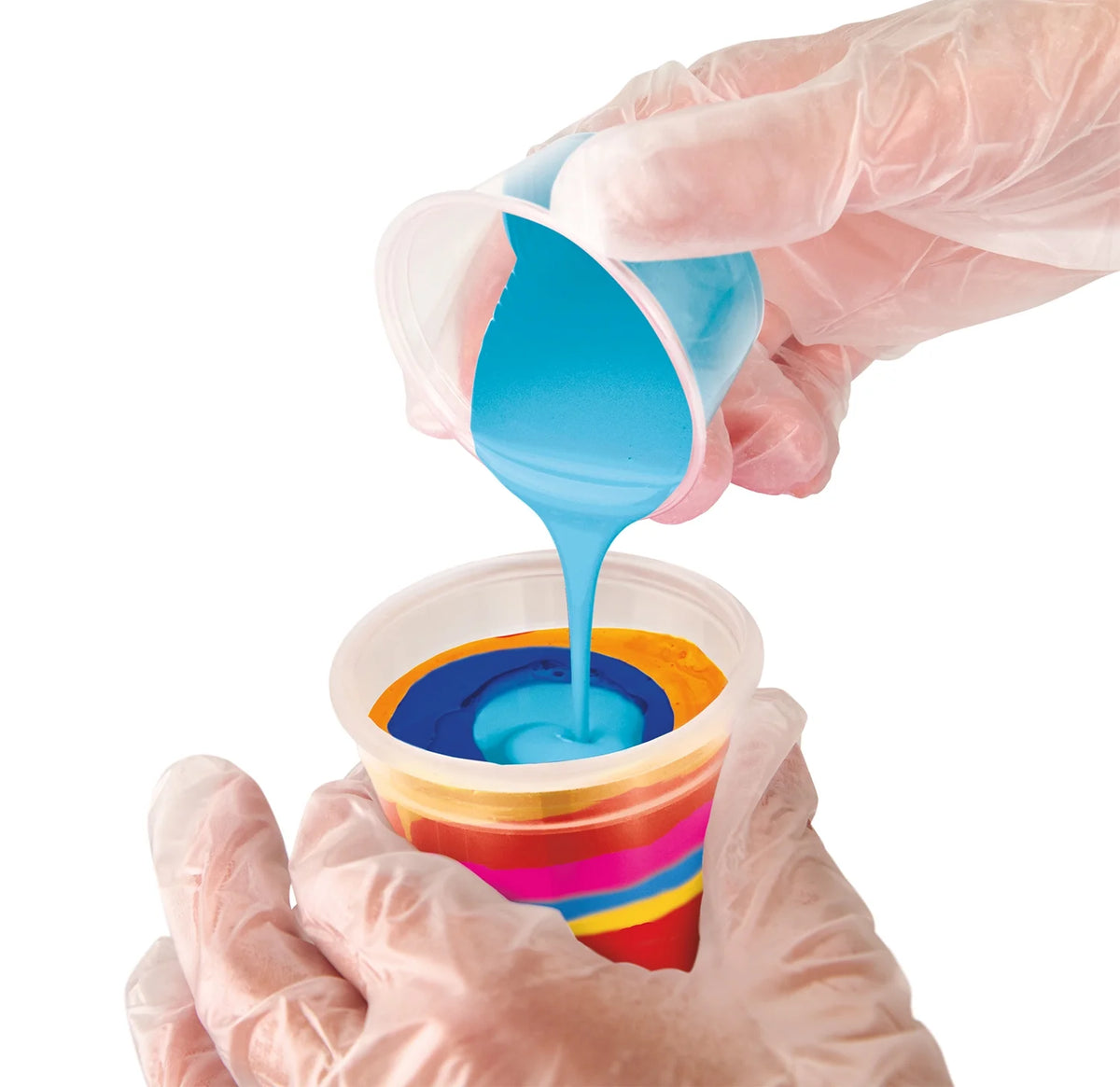 Ocean Sunset Acrylic Paint Pouring Art Activity Kit M3792