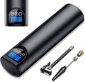 Portable Mini Tire Air Inflator Pump with Digital LCD and LED Light, 12V 150 PSI, 20 Litres/Min, Cordless, Black D255997
