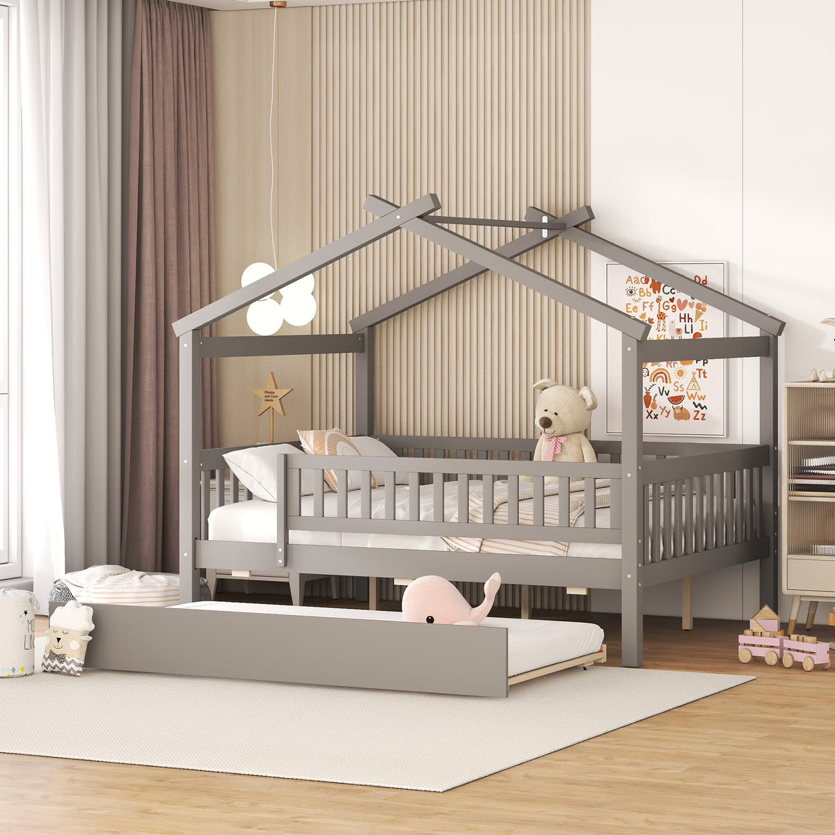 Twin Trundle Bed W39957
