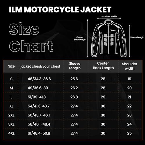 Motorcycle Jacket with CE Armor Water Resistant Textile G790