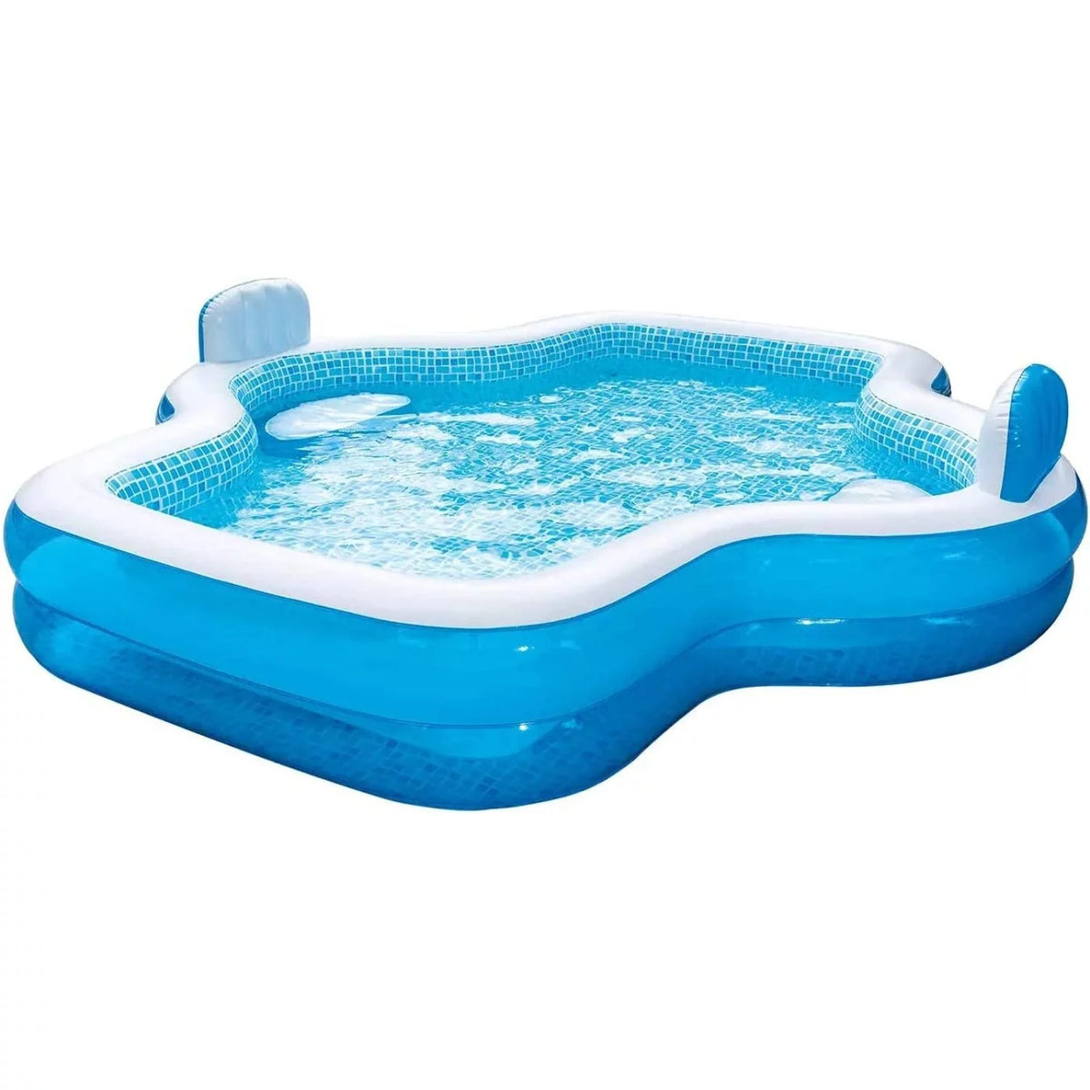 10 Feet Long Inflatable Pool with 2 Seats I444011