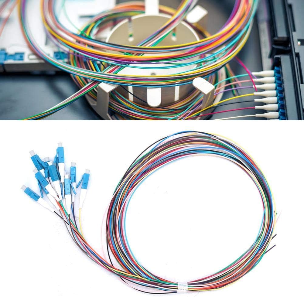 12 Strand Fiber Optic Pigtail LC/UPC Single Mode Patch Cord with Ceramic Ferrule M52846