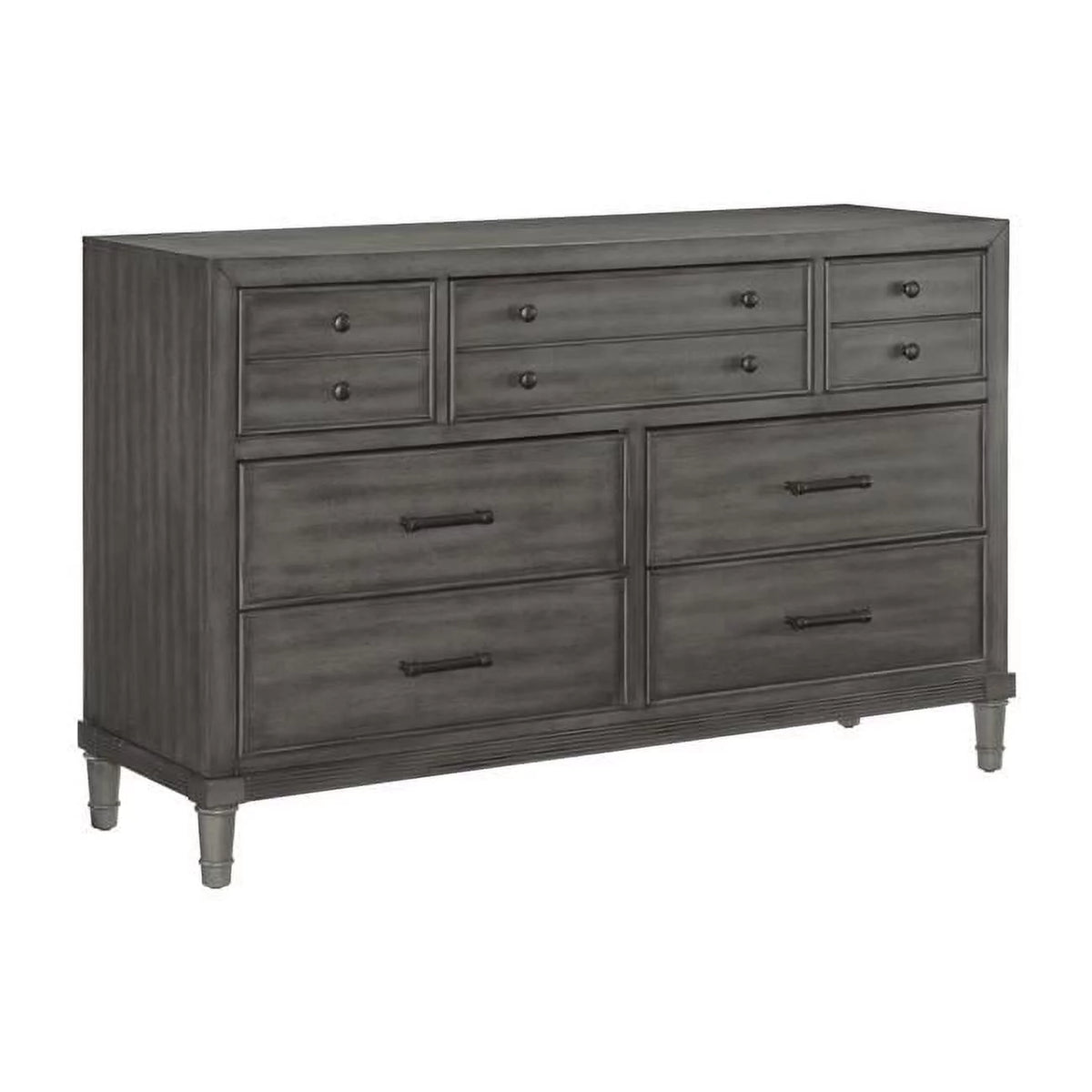Gray 7 Drawer Dresser H2522
