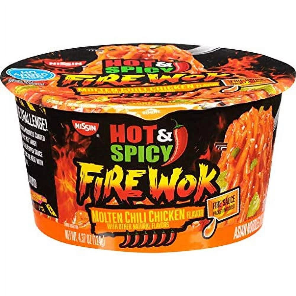 Hot & Spicy Chicken Flavor Noodle Bowl 6pk W601