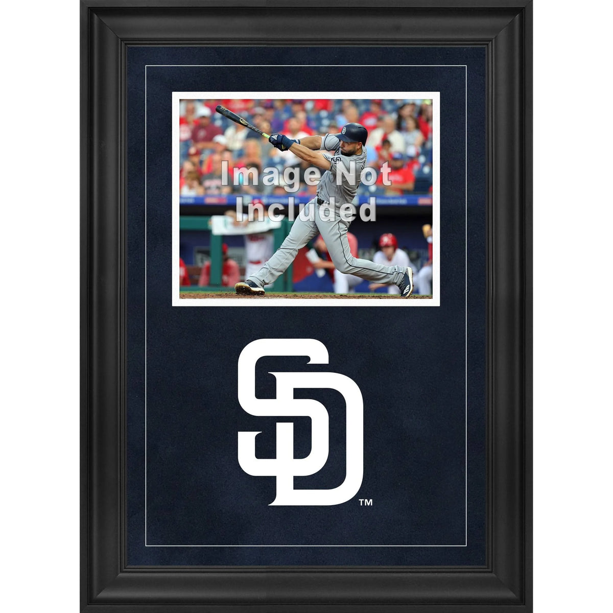 Framed Horizontal Photograph Frame with Team Logo X574