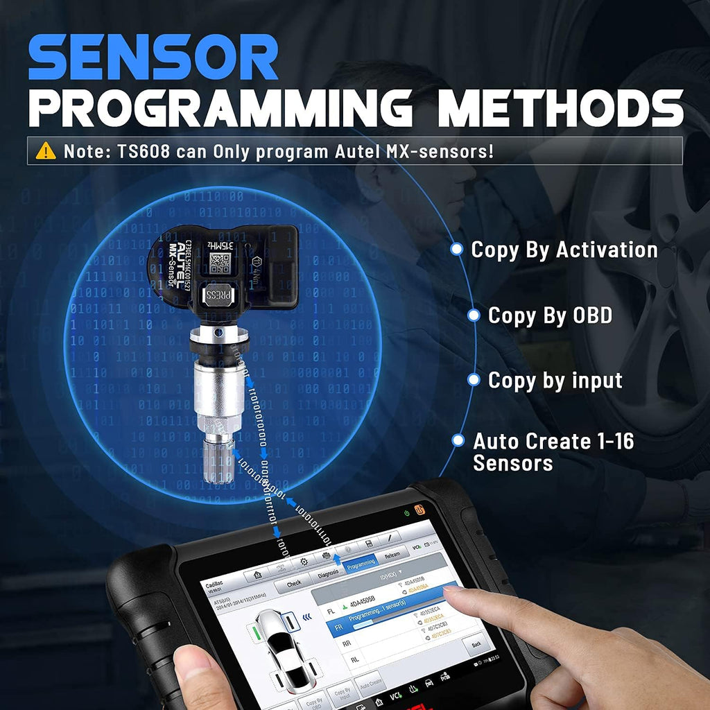 TPMS Programming Scanner with 8pcs 315MHz MX-Sensors C9261