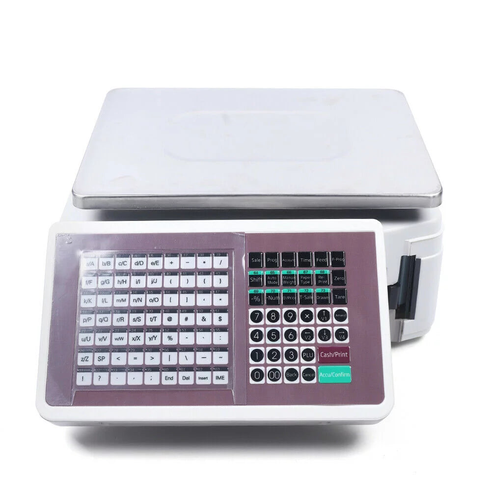 Price Computing Scale with Thermal Label Printer 66lb H4053