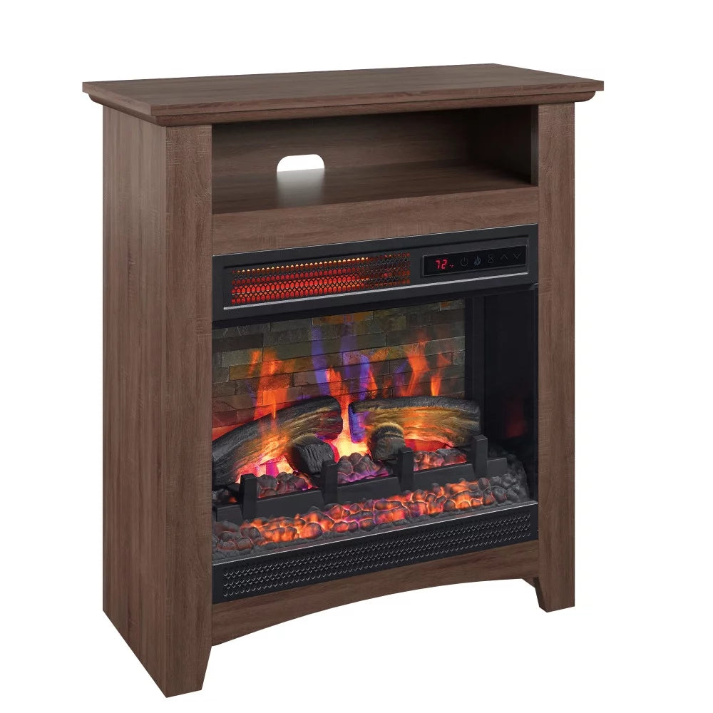 18” Infrared Quartz Wall Mantel Electric Fireplace K98651