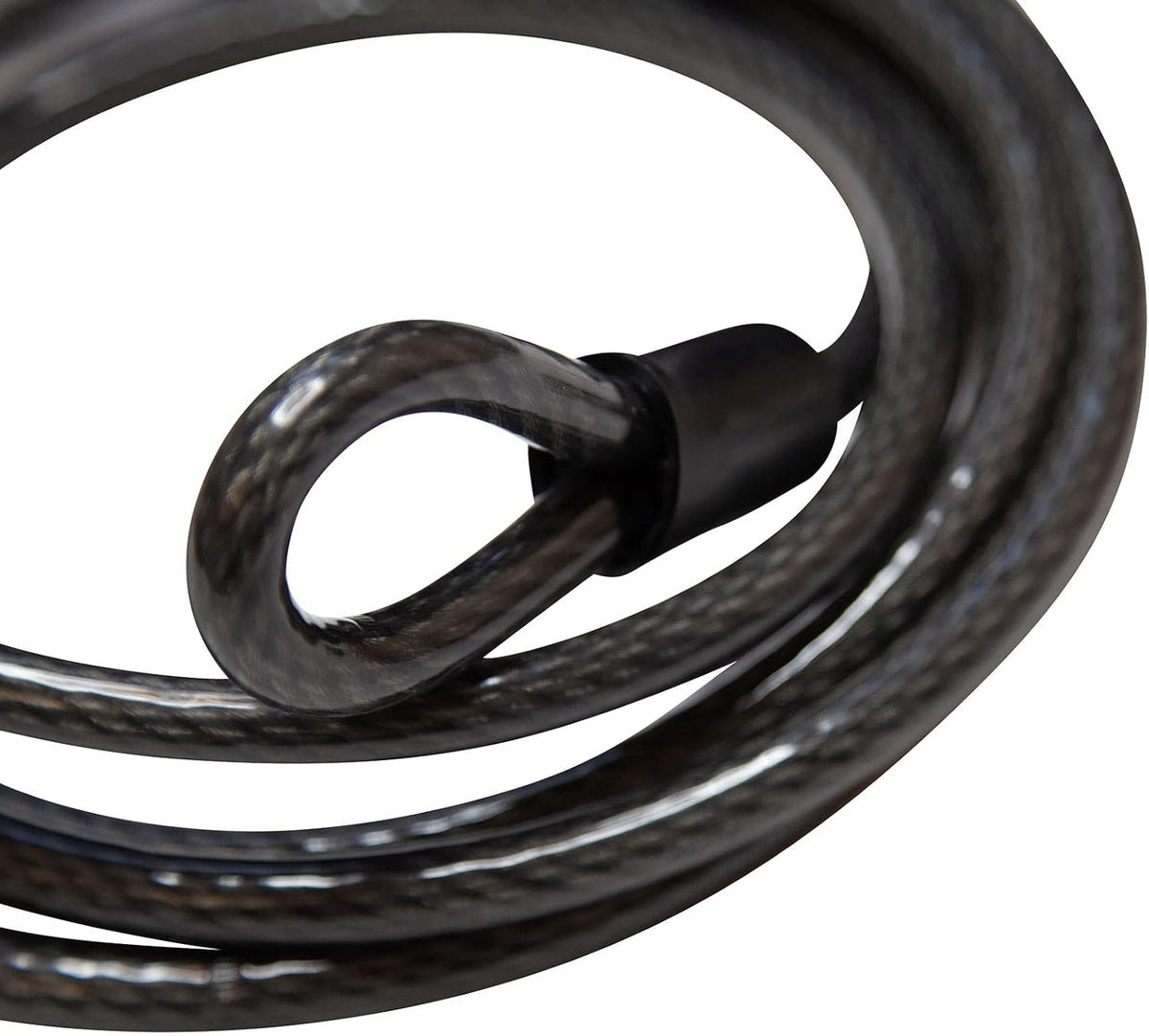 Black Bike Locking Cable and Locking Hitch Combo Y65095