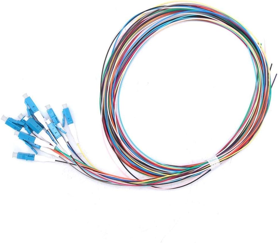 12 Strand Fiber Optic Pigtail LC/UPC Single Mode Patch Cord with Ceramic Ferrule M52846