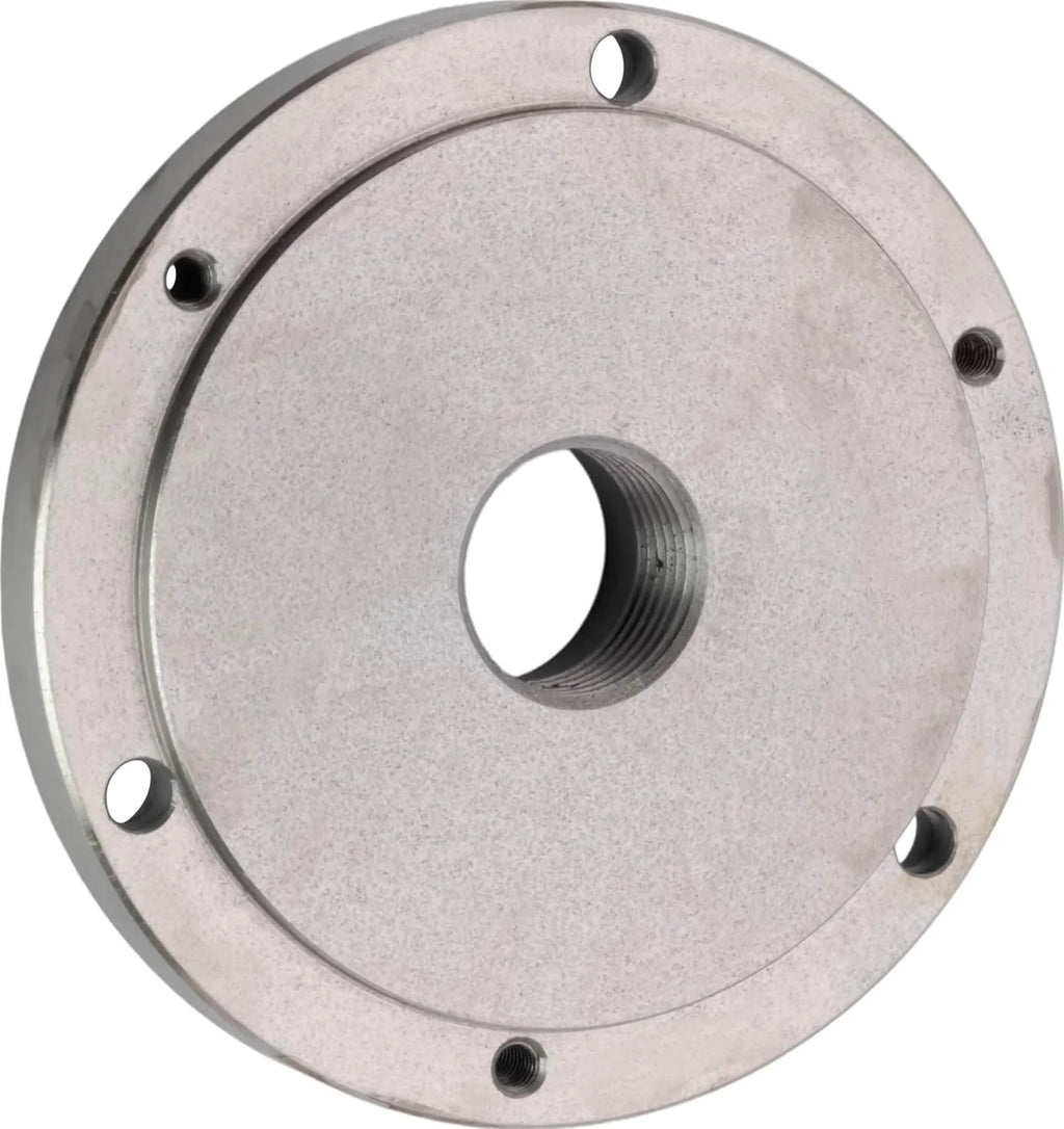 6" 3-Jaw Self-Centering Lathe Chuck with Backing Plate J48908