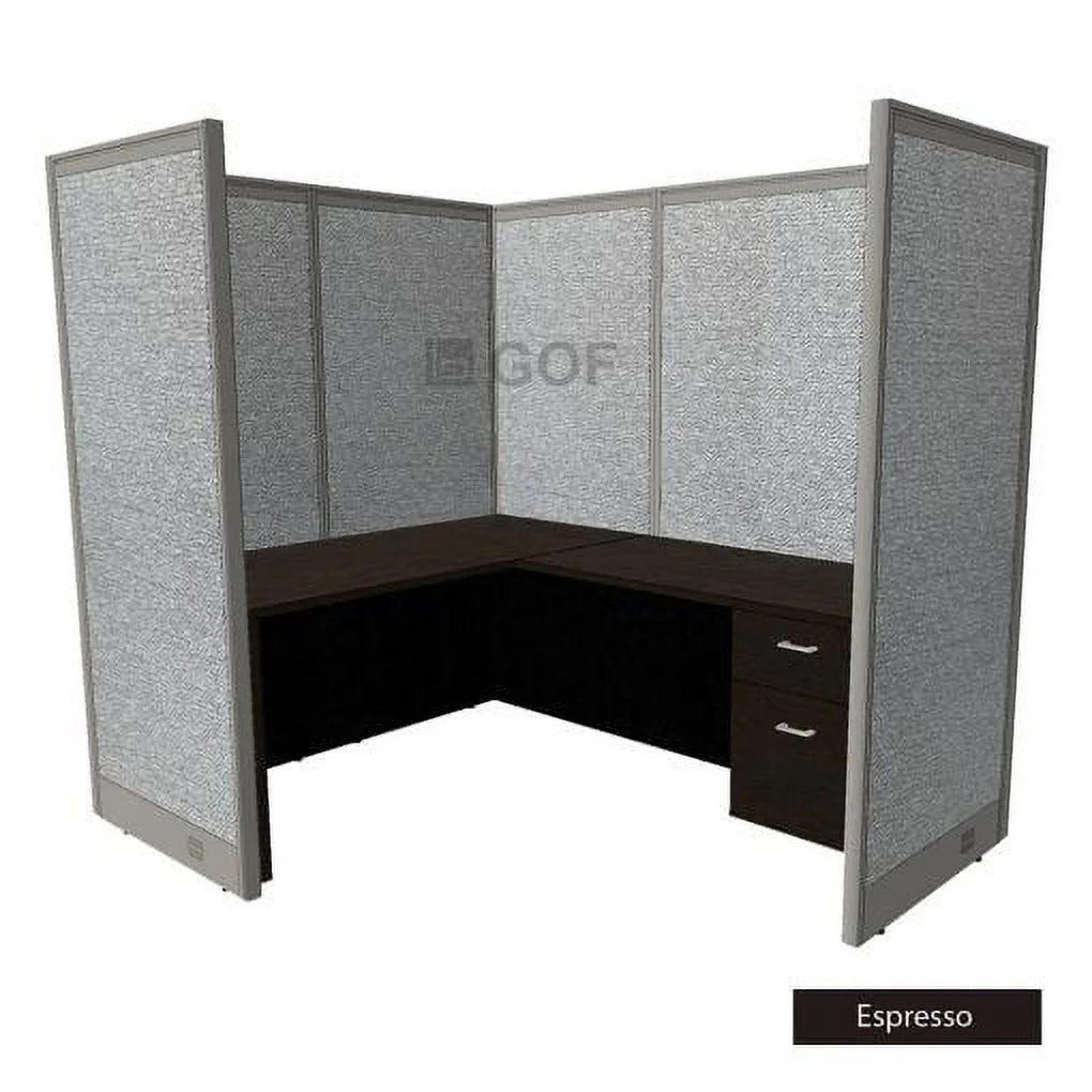 1 Person Workstation Cubicle with Desk M29533