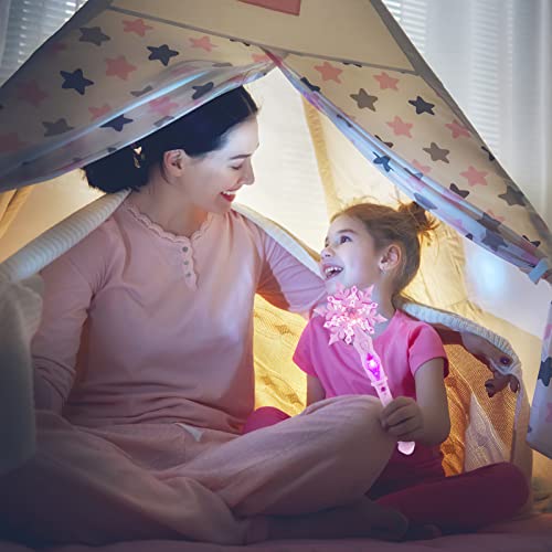Glow Snowflake Fairy Wand with Sound, 12.59 Inch I989