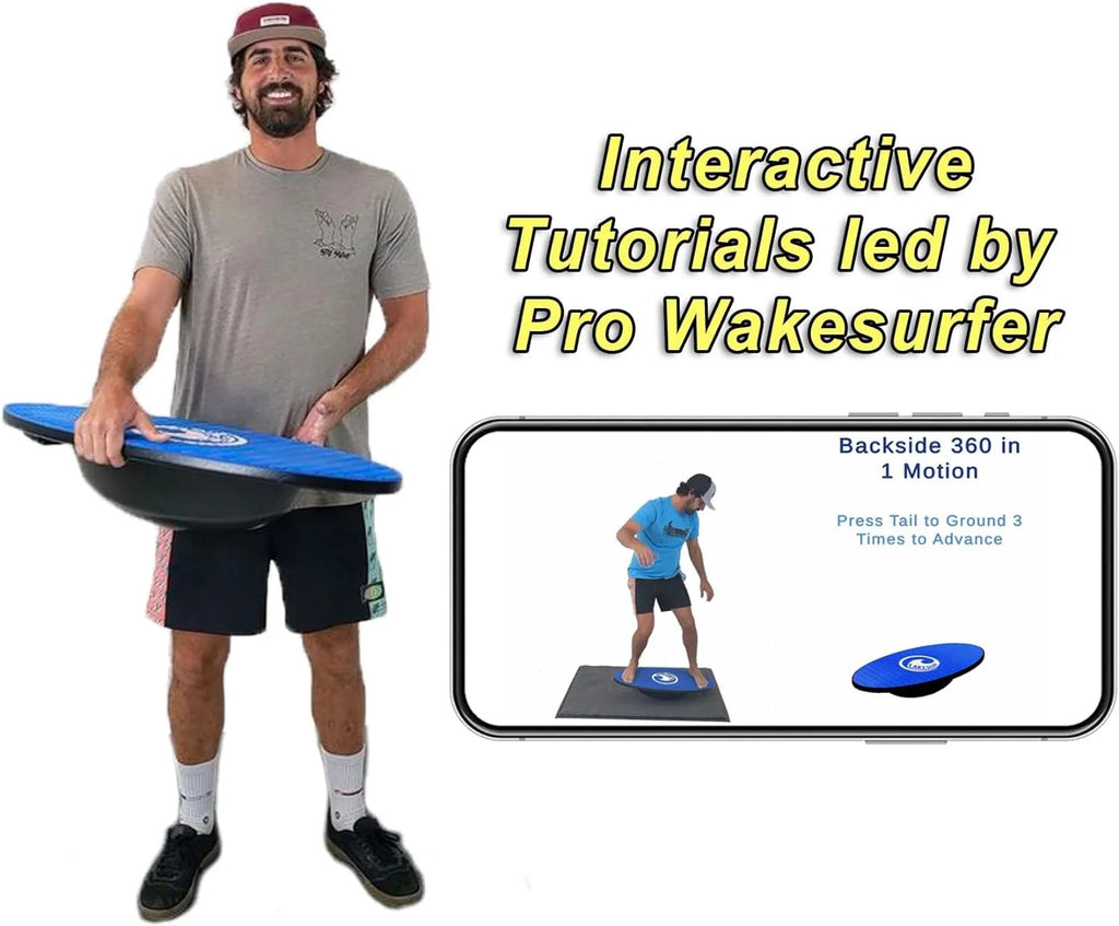 Wakesurf Balance Board With Tracking App And Phone Mount G34940