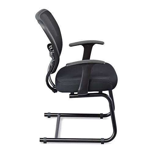Black Vertical Mesh Back Guest Chair L60667