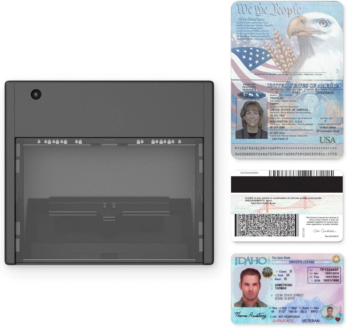 Passport and Driver's License Scanner with Global Software O58201