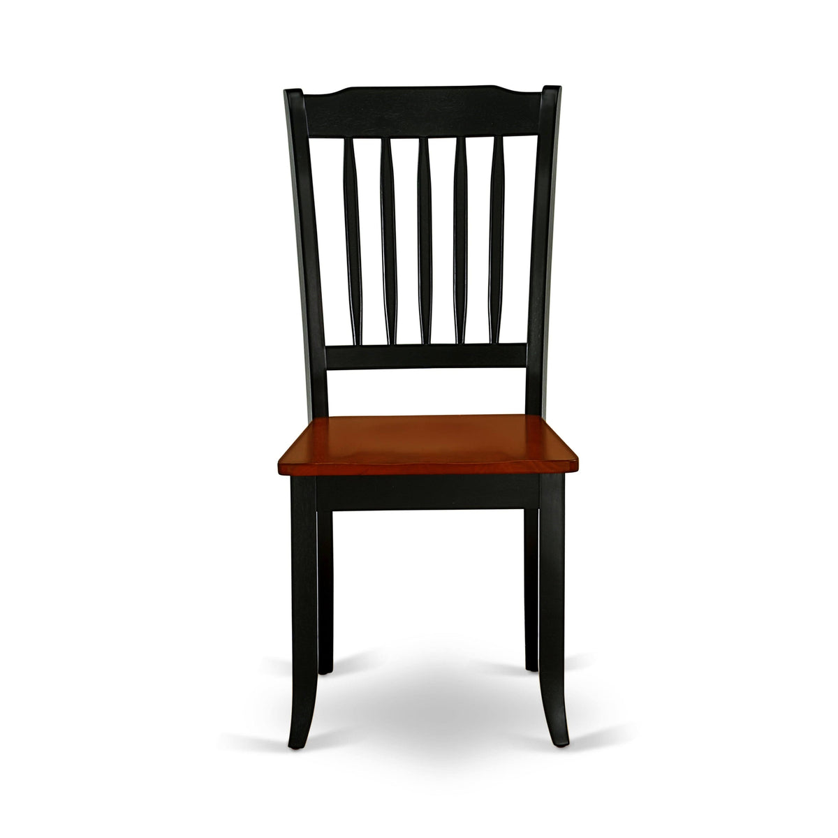 5pc Kitchen Table with Two Drop Leaves and Four Wood Seat Kitchen Chairs Y455
