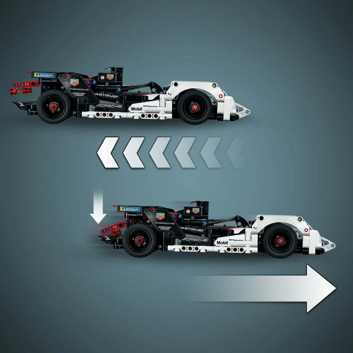 Pull Back Toy Racing Car Model Building Kit V451354