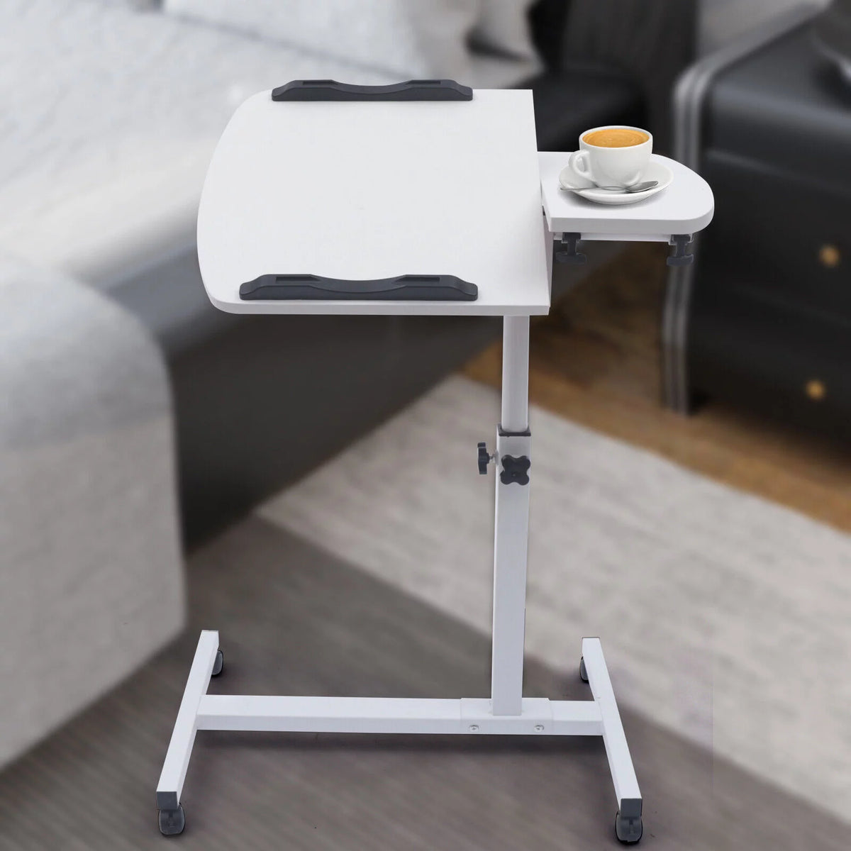 Adjustable Rolling Laptop Desk Sofa Overbed Table K3601