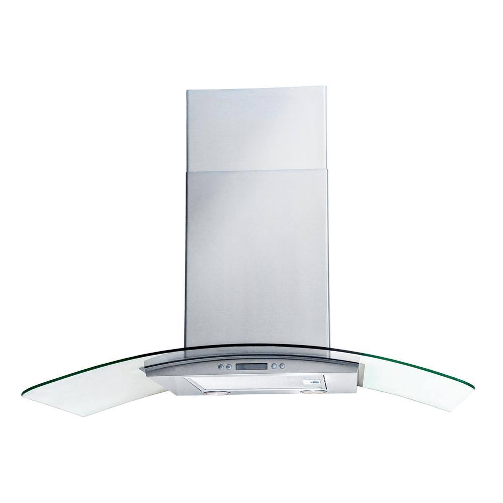 30 in. Wall Mount Decorative Range Hood in Stainless Steel W876