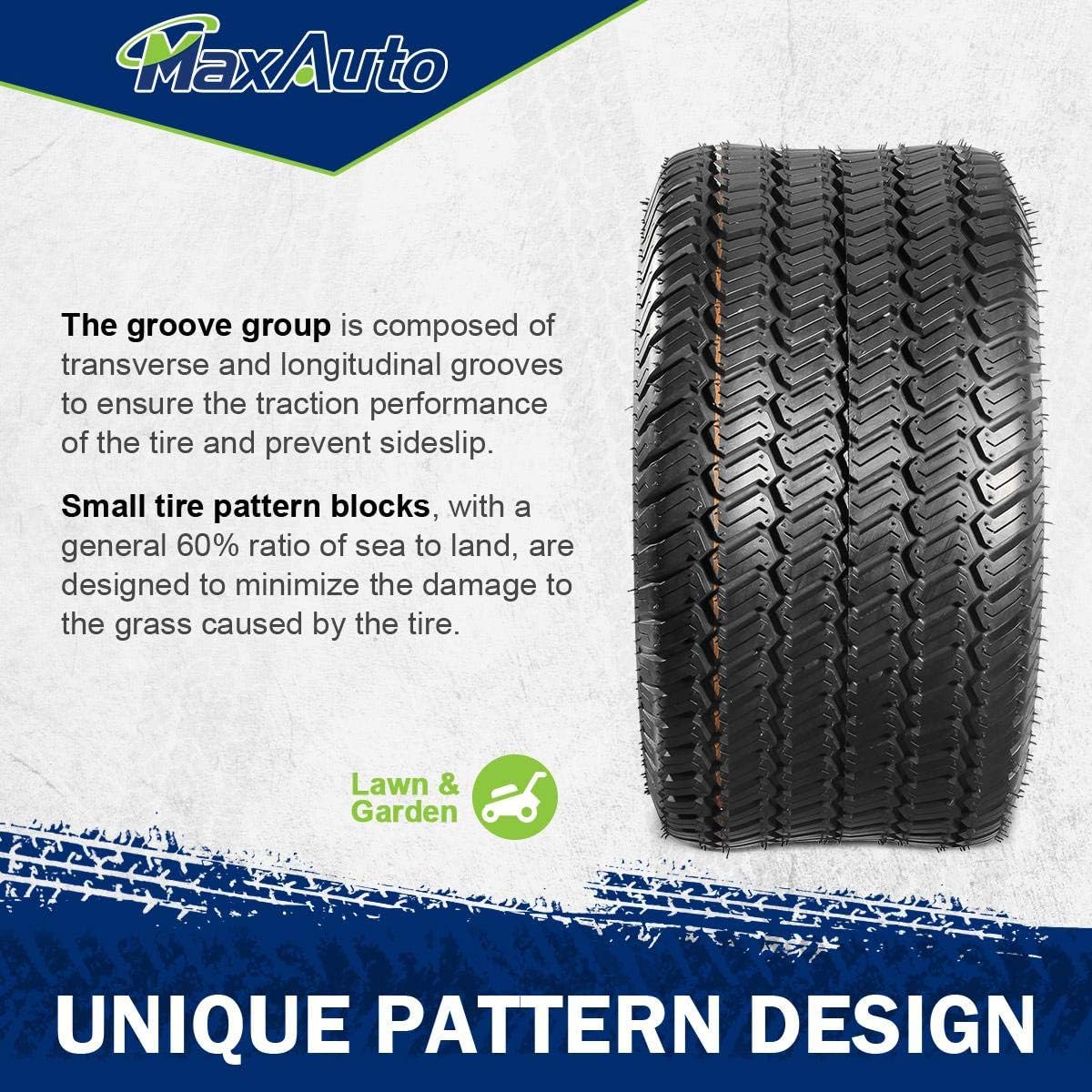 2 Pcs 20x10-8 Turf Tires Z363