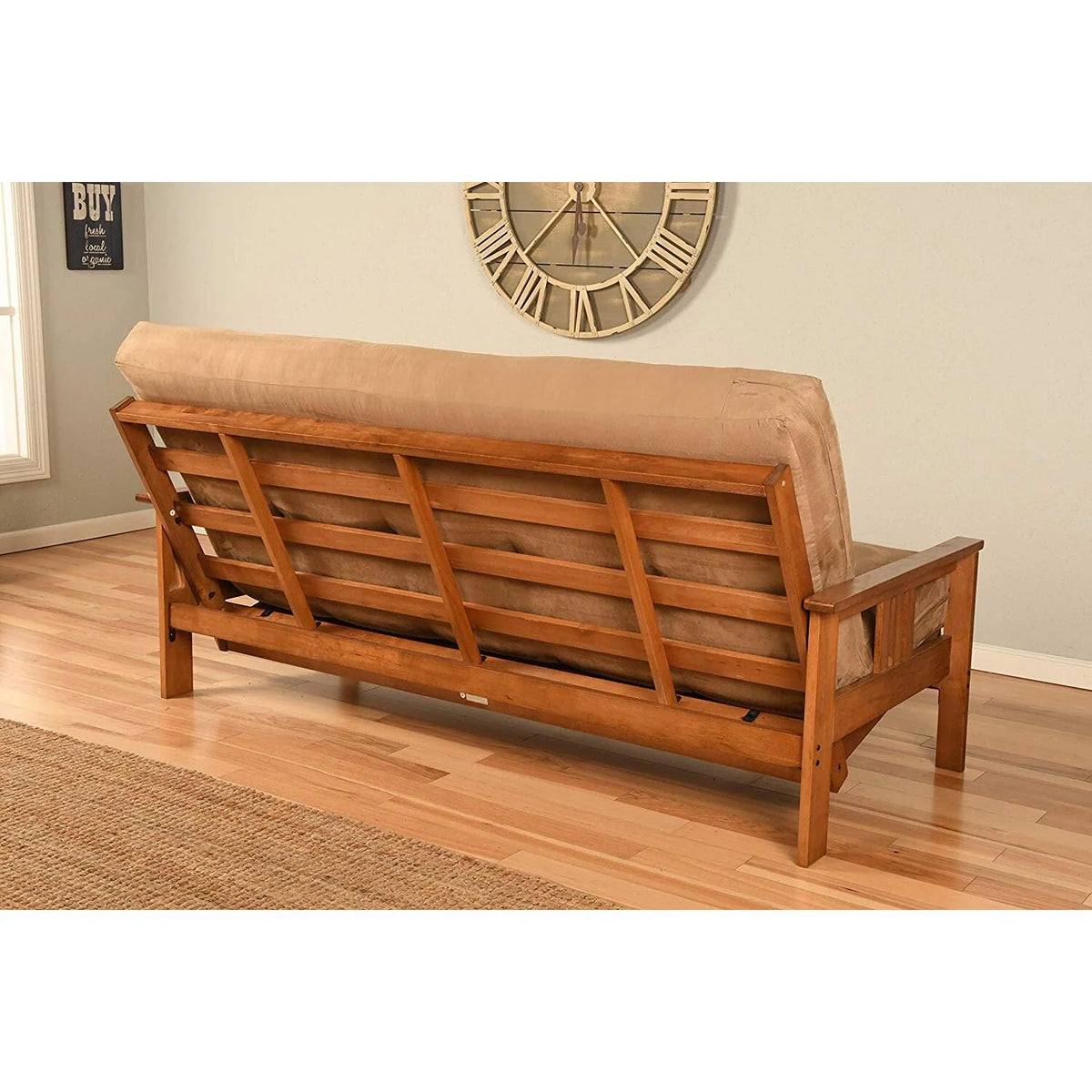 Futon Frame with Mattress Y6200
