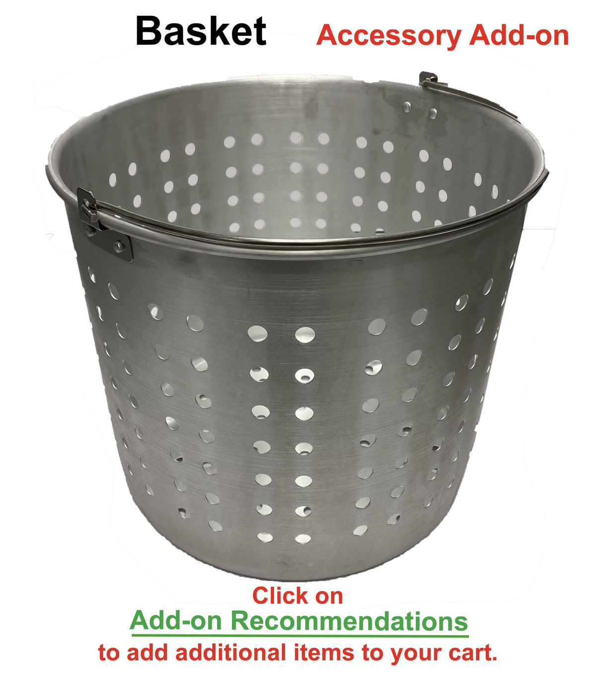 60 Quart Turkey Fryer Pot with Drain Valve, Lid, and Turkey Rack B3139