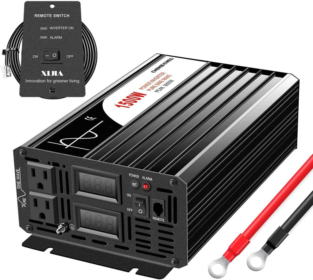 3000W 3200W Peak Power 6400W Pure Sine Wave Power Inverter DC 12V to 110V AC Converter 60HZ Solar Converter W204121