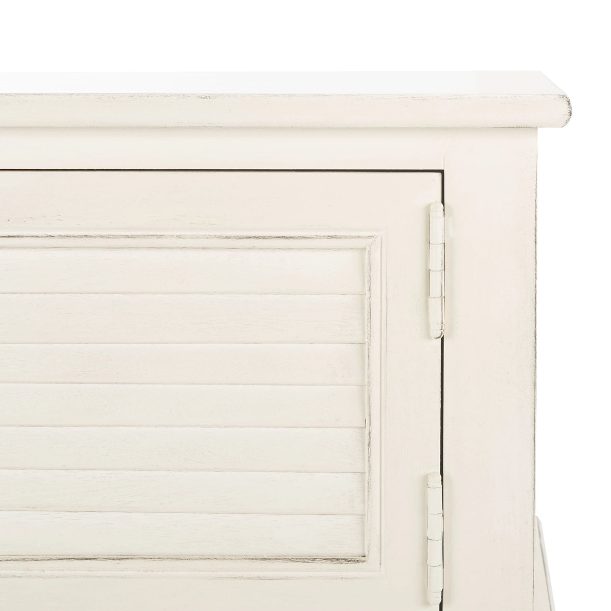 White Wood Console Table with Drawer P73300