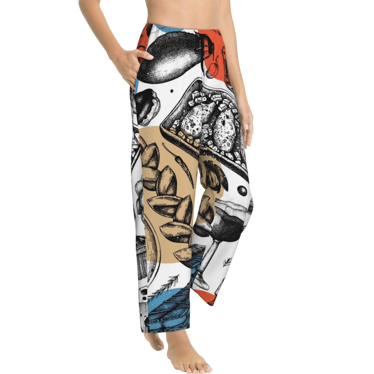 Women's Pajama Pants with Pockets G5425