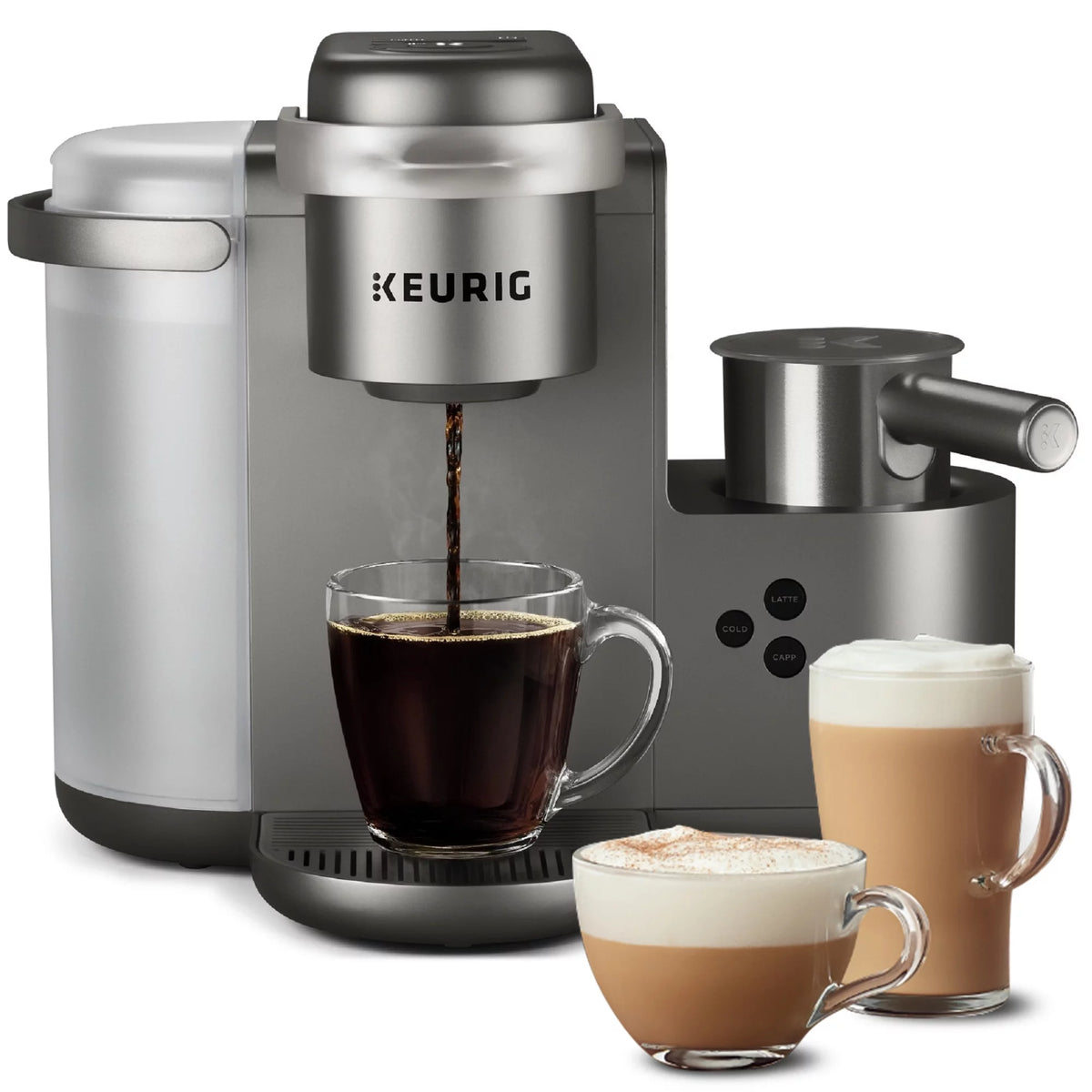 Single Serve K-Cup Pod Coffee, Latte and Cappuccino Maker J102